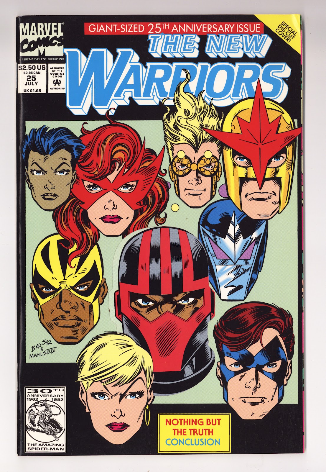 The New Warriors Vol 1 25 Mid Grade (1992) 