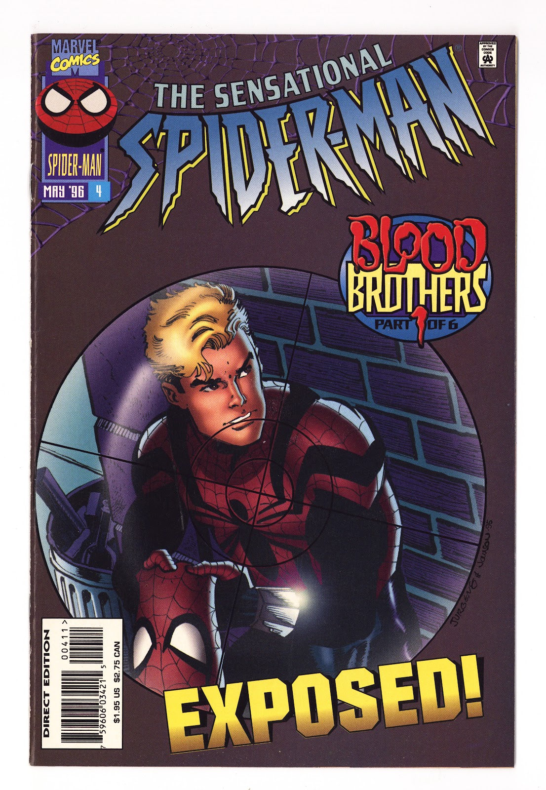 The Sensational Spider-Man Vol 1 4 High Grade (1996) Direct Edition 