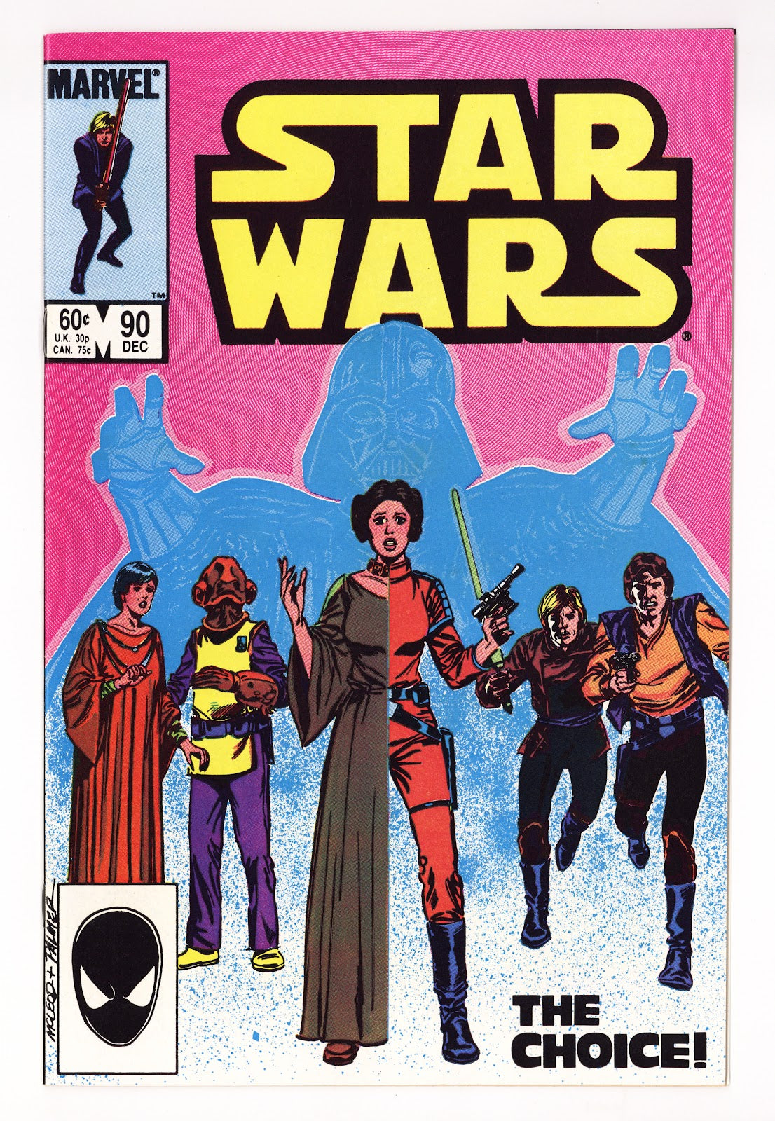 Star Wars Vol 1 90  VF+ (8.5)   (1984)     