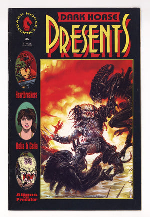Dark Horse Presents Vol 1 36 Low Grade (1990) Predator Variant
