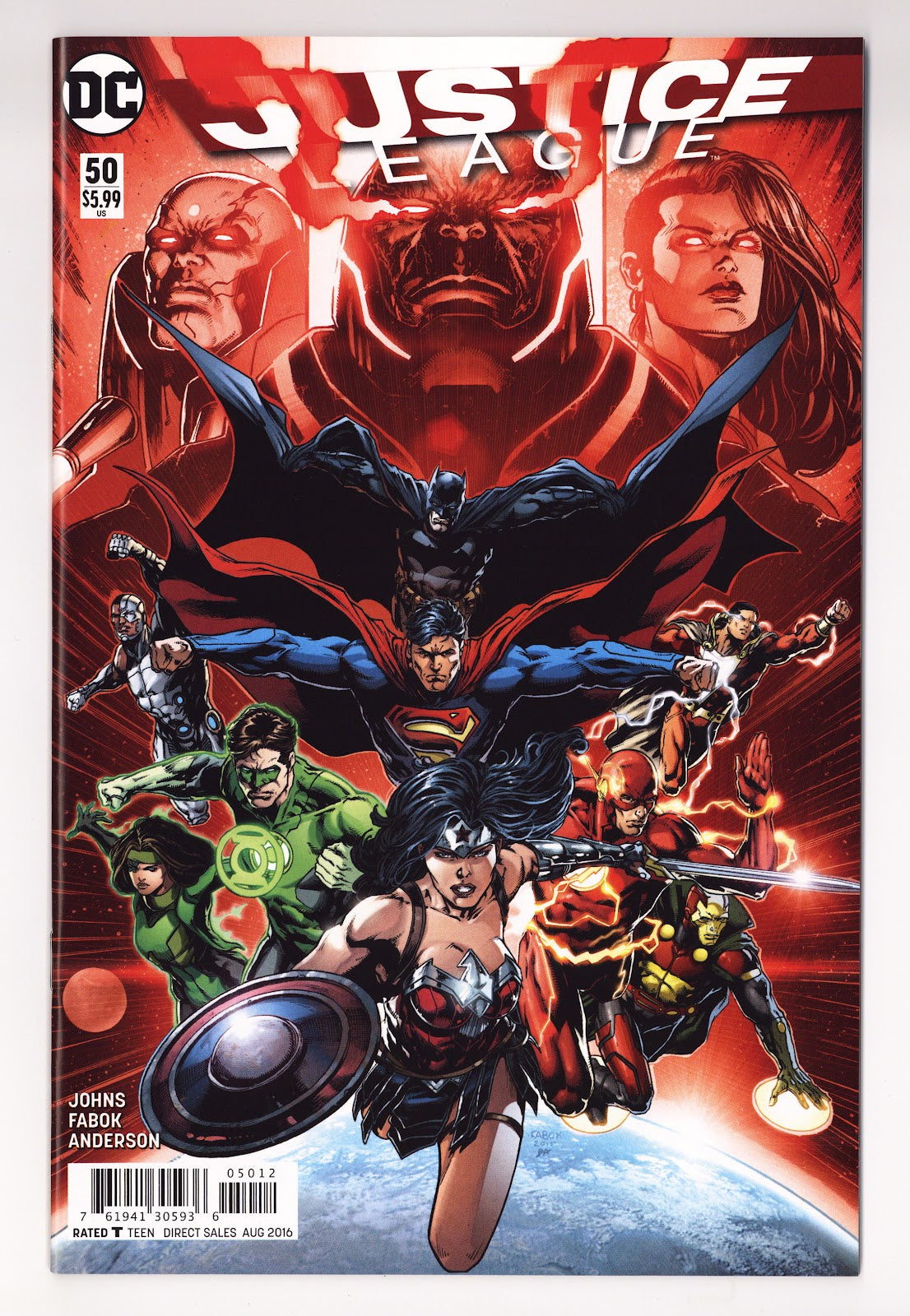Justice League Vol 1 50 High Grade (2016) 2nd Print 