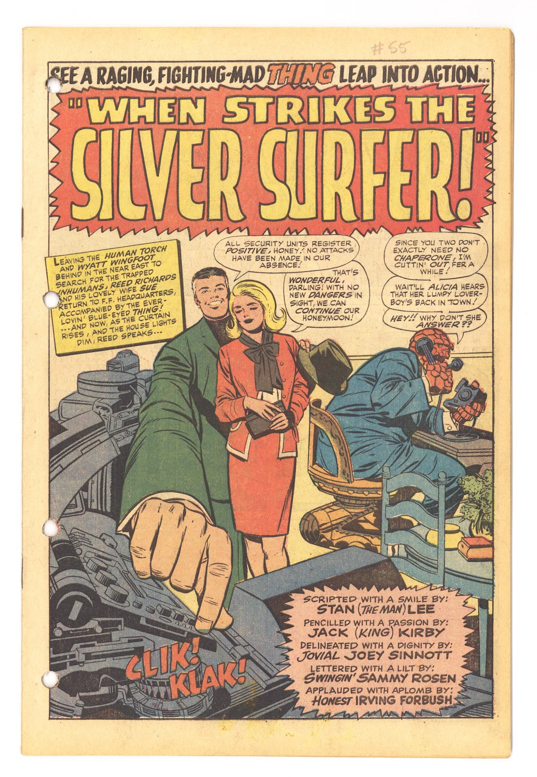 Fantastic Four Vol 1 55 Coverless (1966) 