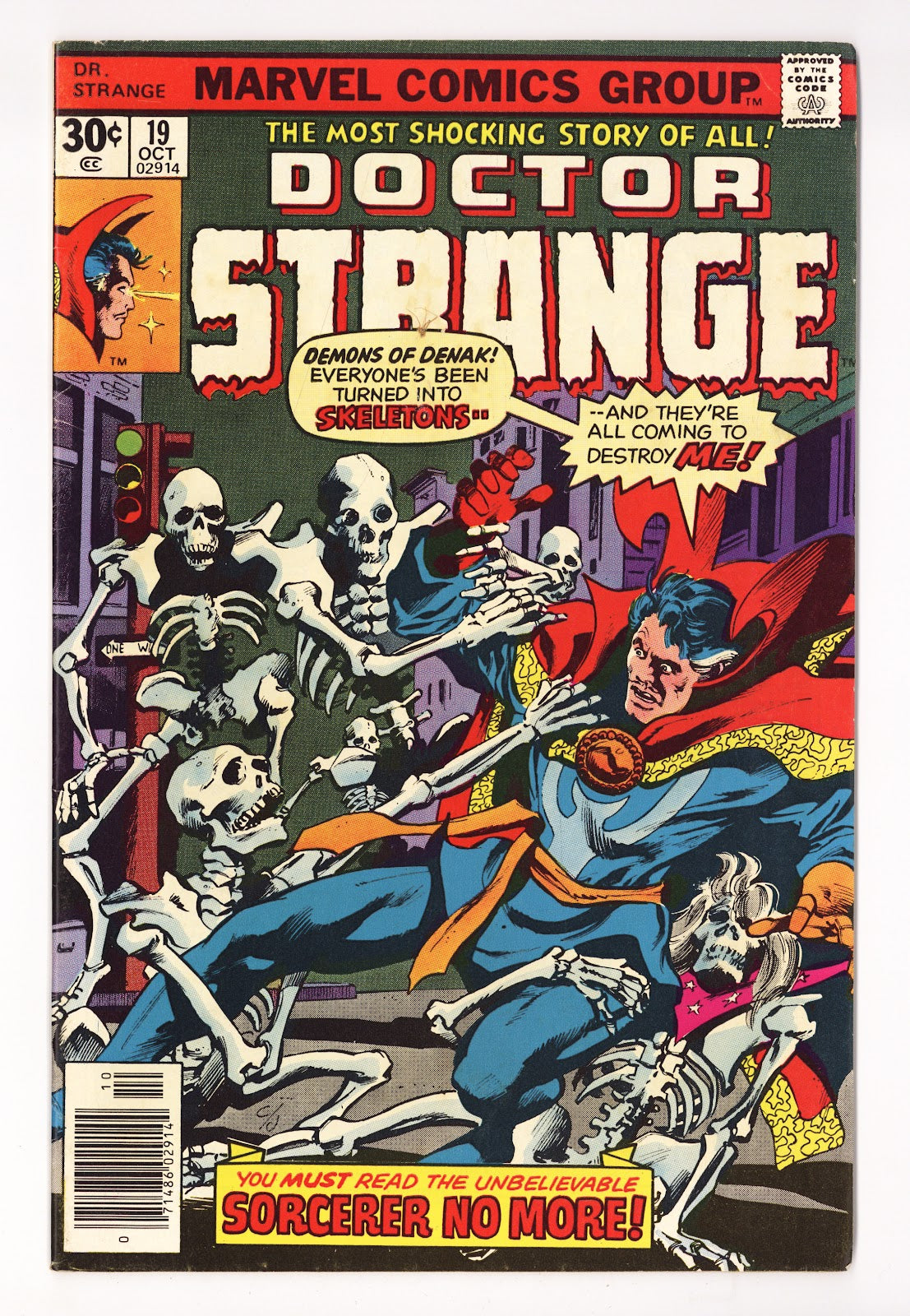 Doctor Strange Vol 1 19  Mid Grade   (1976)   Regular Edition  