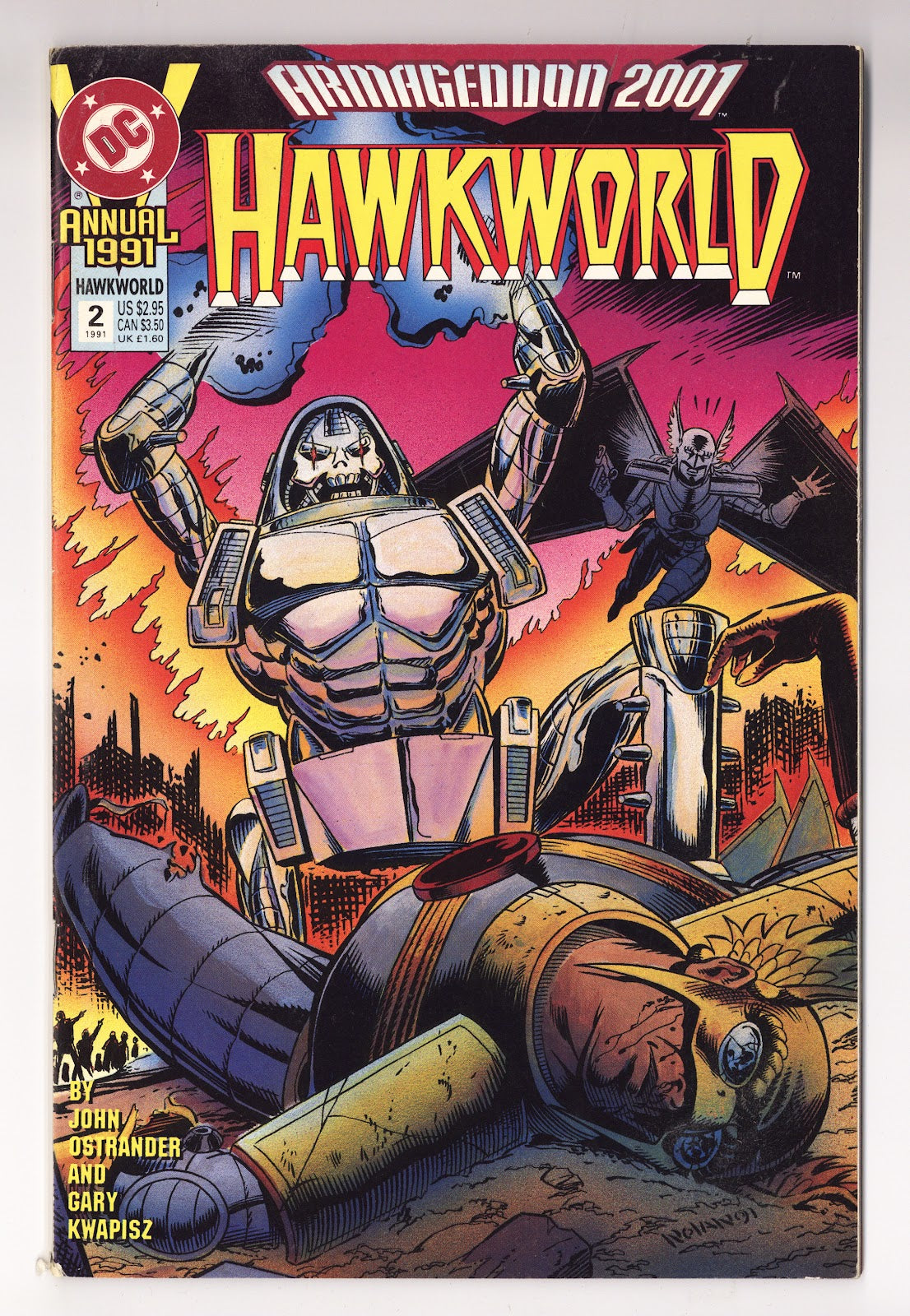 Hawkworld Annual Vol 2 2  Mid Grade   (1991)     