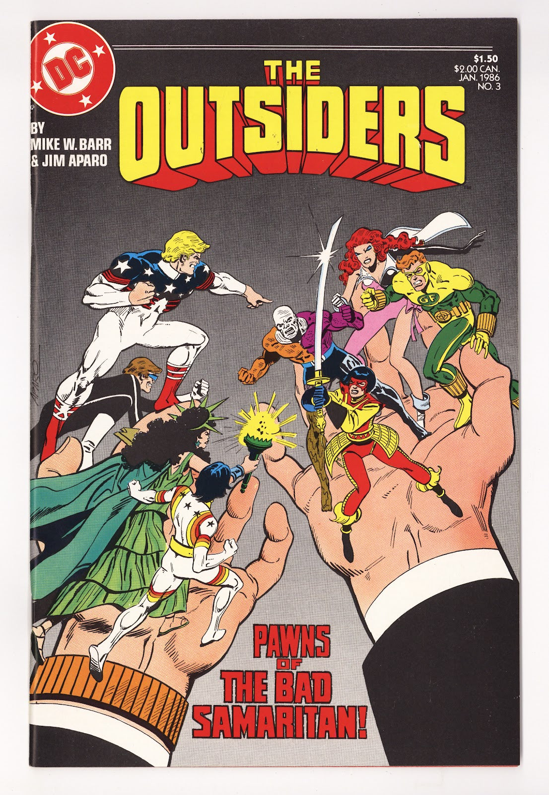 The Outsiders Vol 1 3  High Grade   (1986)     