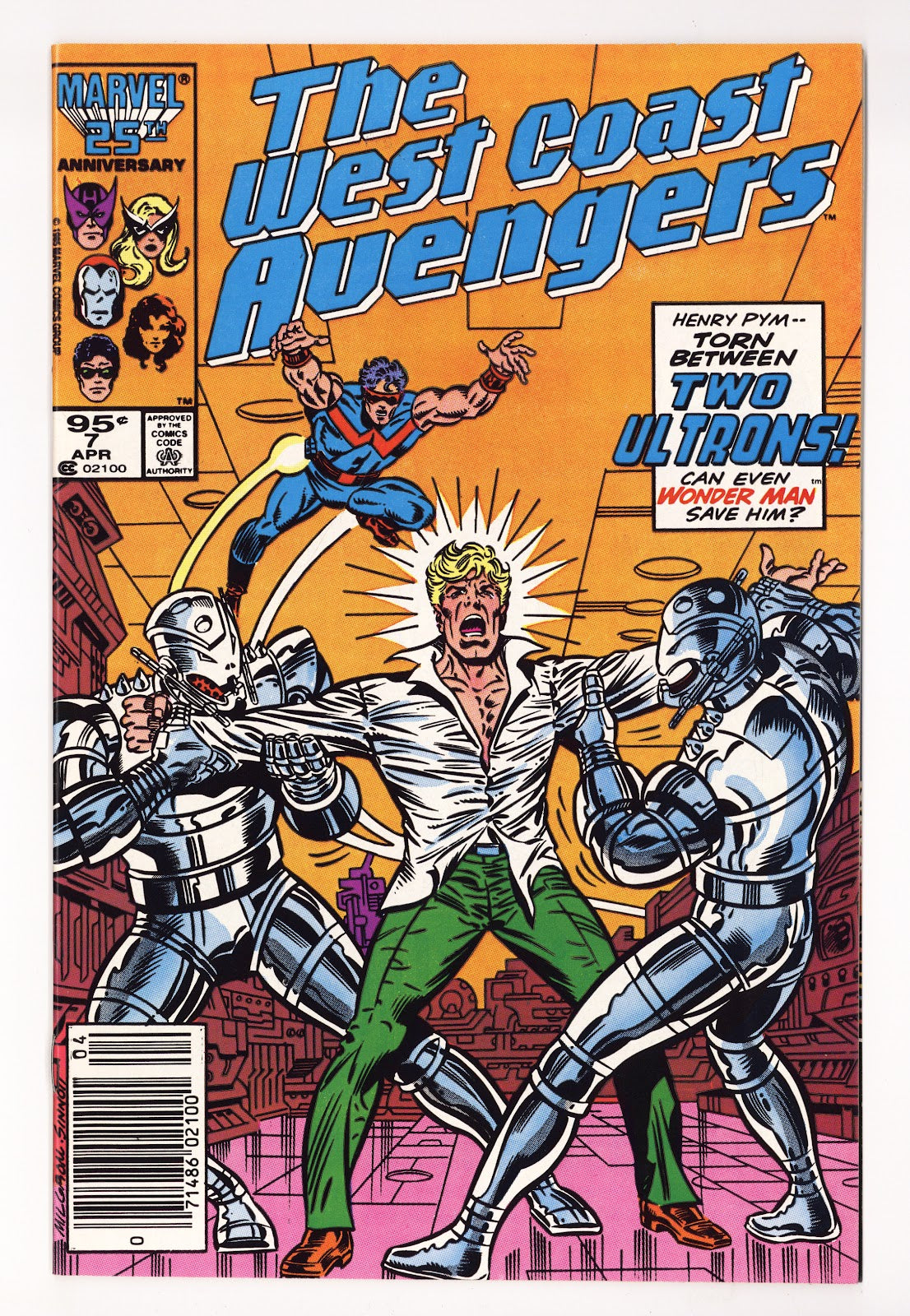 West Coast Avengers Vol 2 7  High Grade   (1986)   Canadian  