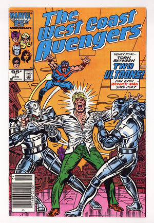 West Coast Avengers Vol 2 7  High Grade   (1986)   Canadian
