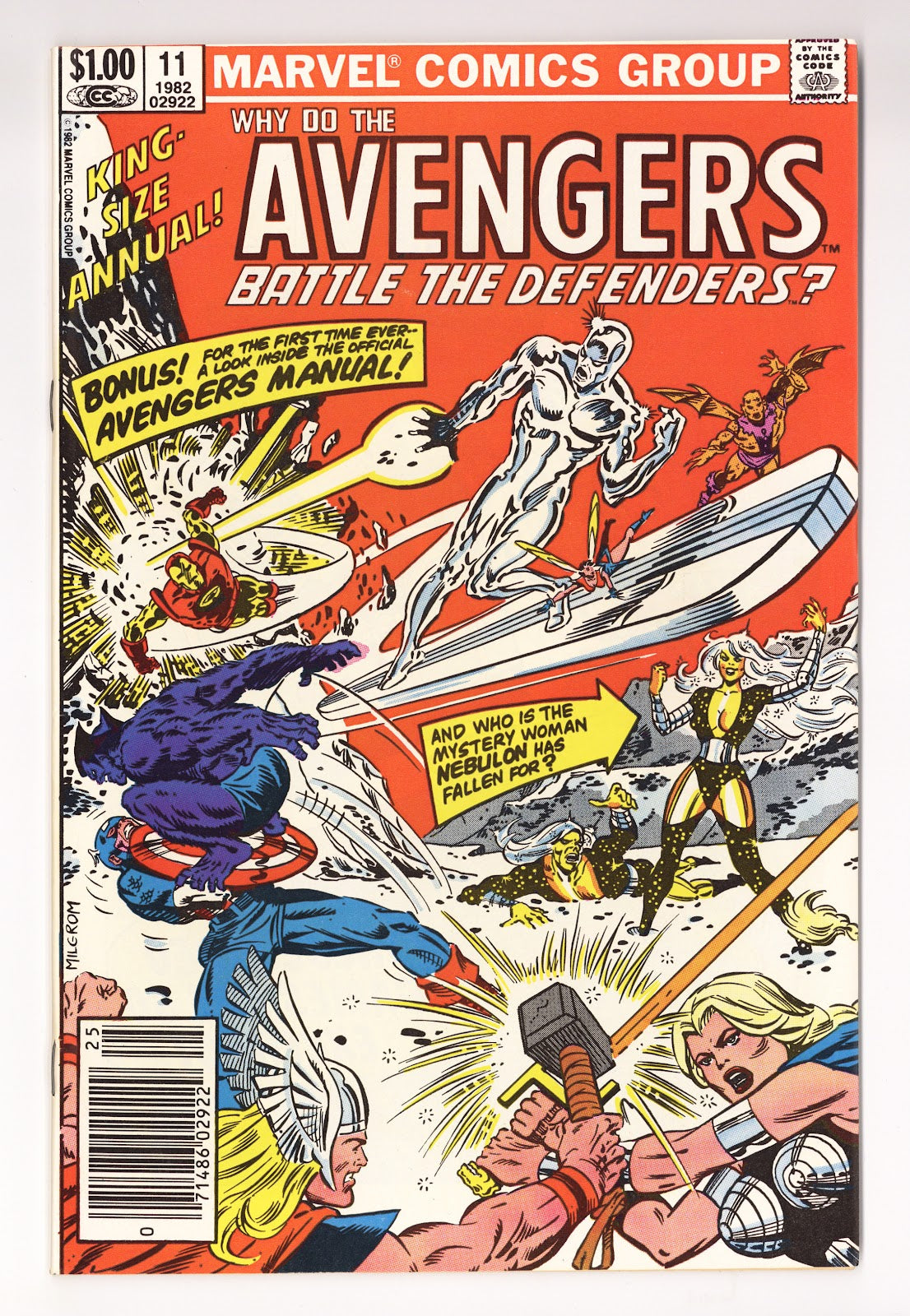 The Avengers Annual Vol 1 11  Mid Grade   (1982)   Newsstand  