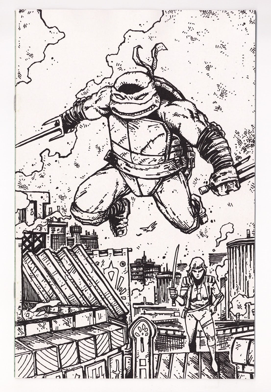 Teenage Mutant Ninja Turtles Vol 6 22   B&W Virgin Incentive NM (9.4) NM (9.4) (2026)