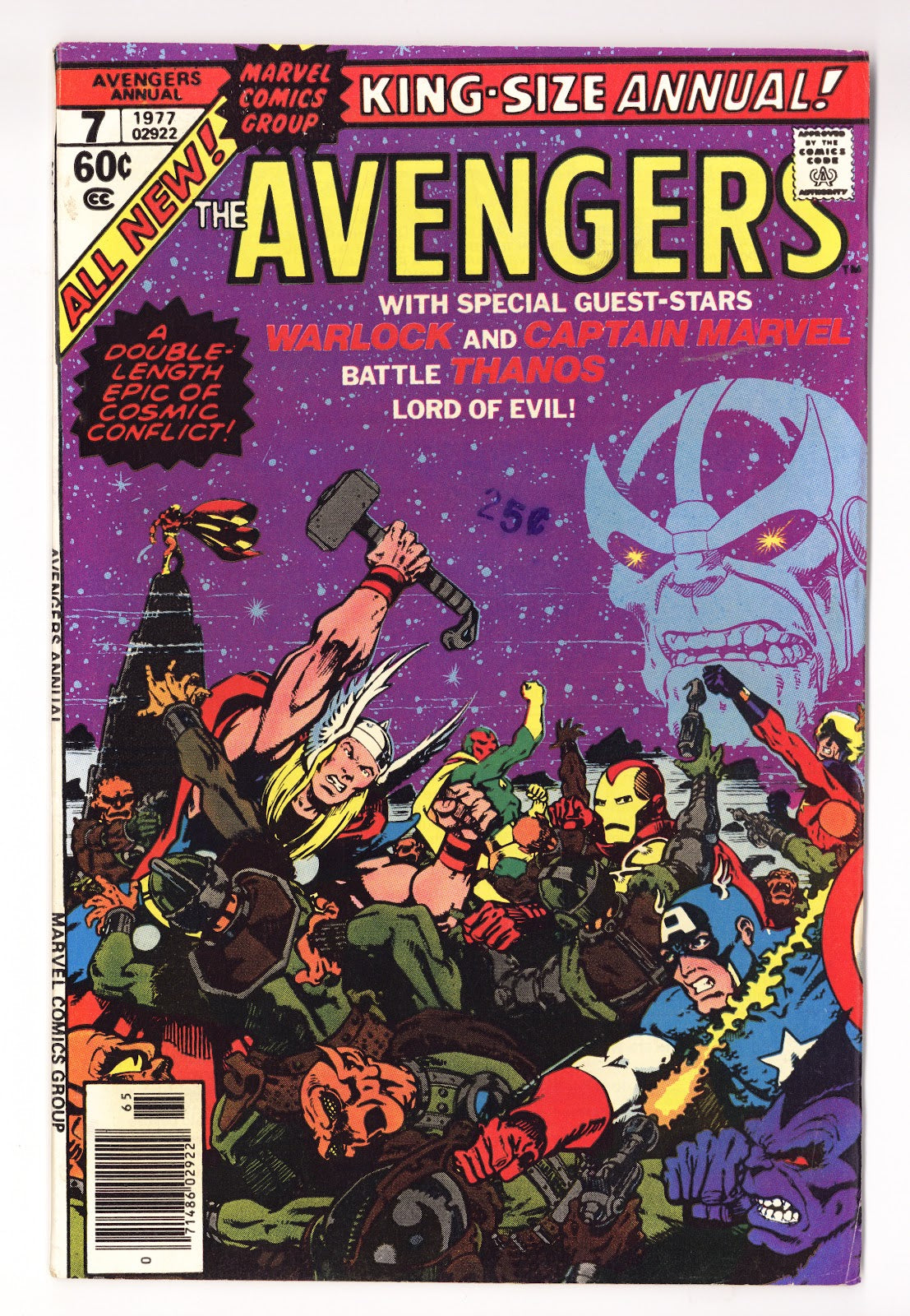 The Avengers Annual Vol 1 7 FN/VF (7.0) (1977) 