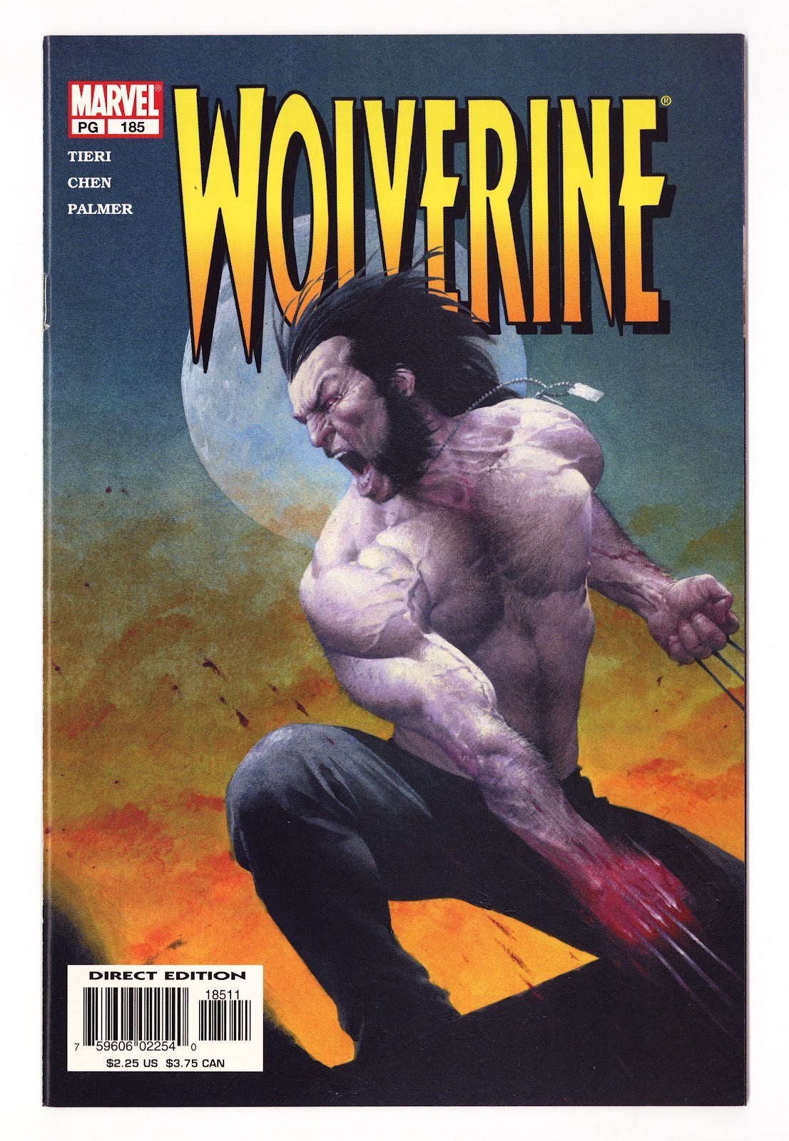 Wolverine Vol 2 185  High Grade   (2003)     