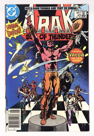 Arak / Son of Thunder   40  Mid Grade   (1985)   Canadian Price Variant