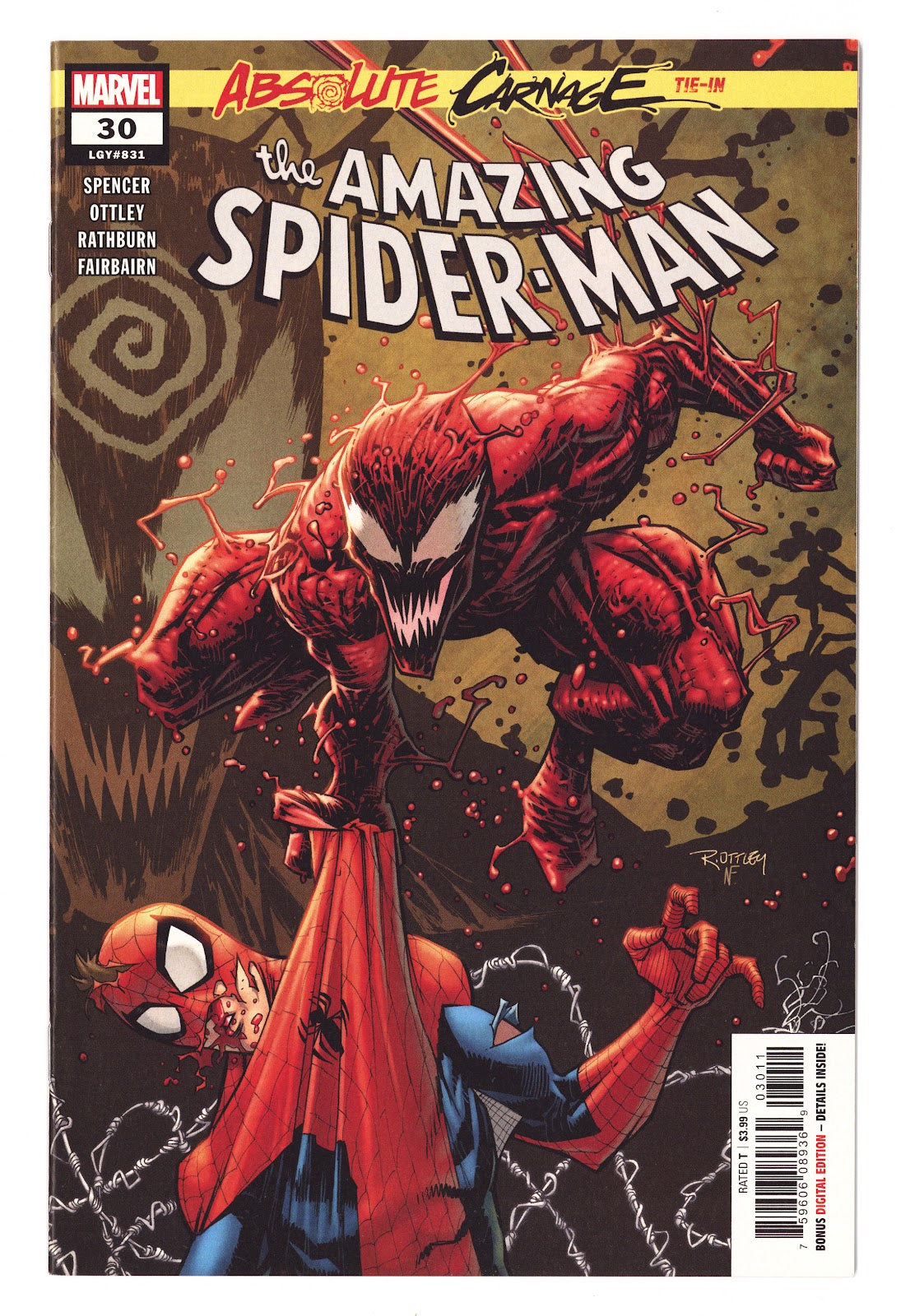 Amazing Spider-Man Vol 5 30 (831) High Grade (2019) 