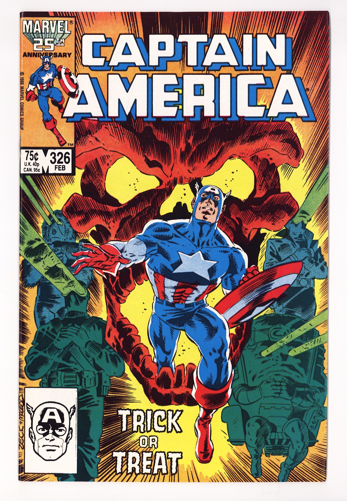 Captain America Vol 1 326 High Grade (1987) 
