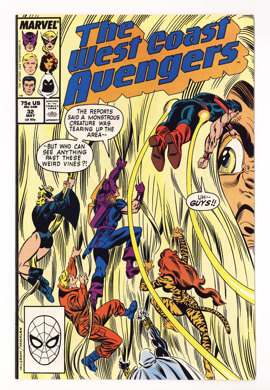 West Coast Avengers Vol 2 32  High Grade   (1988)   Direct  