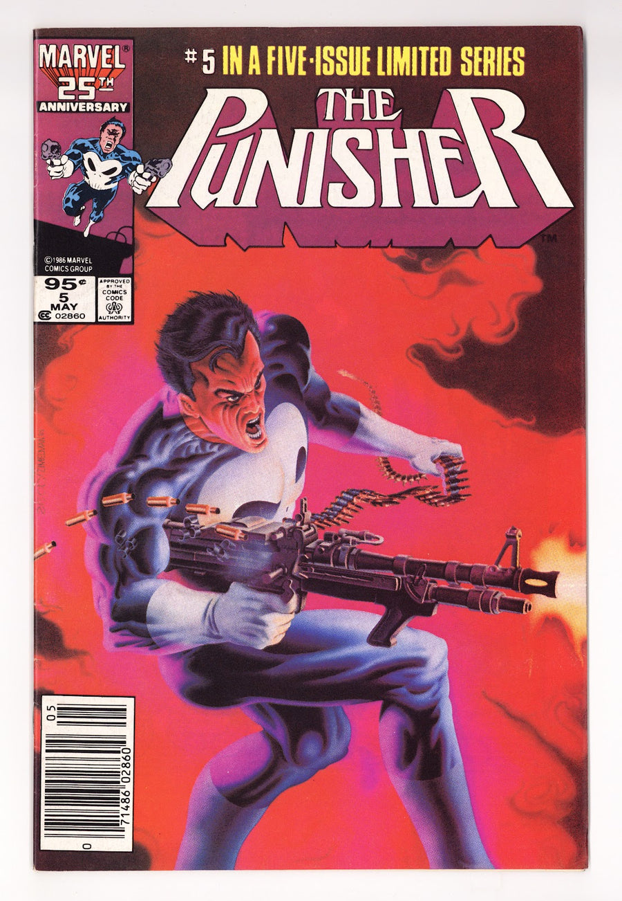 The Punisher Vol 1 5  FN+ (6.5)   (1986)   Canadian  