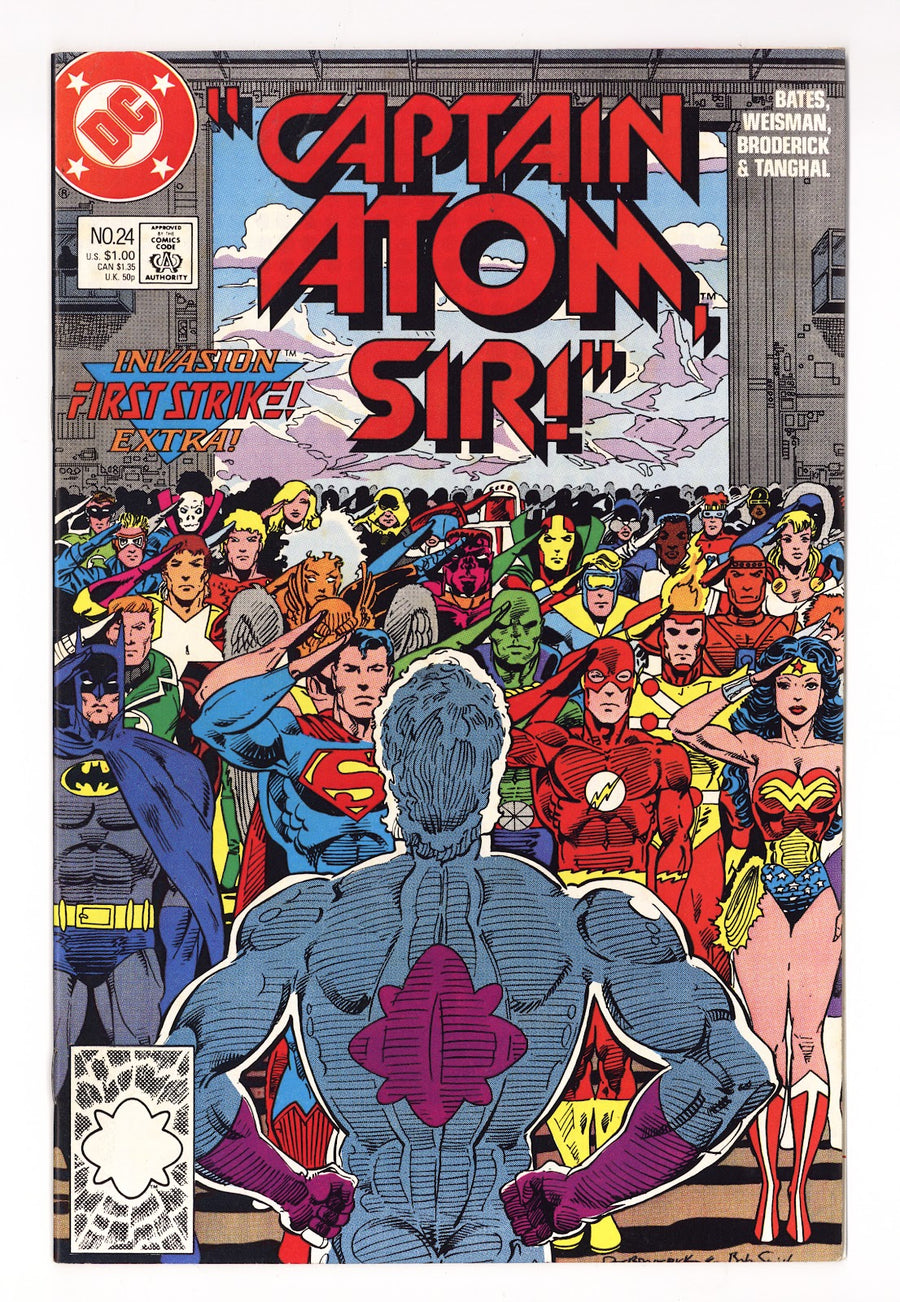 Captain Atom Vol 3 24  Mid Grade   (1988)     