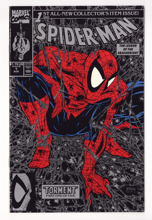 Spider-Man Vol 1 1 VF/NM (9.0) (1990) Silver Variant