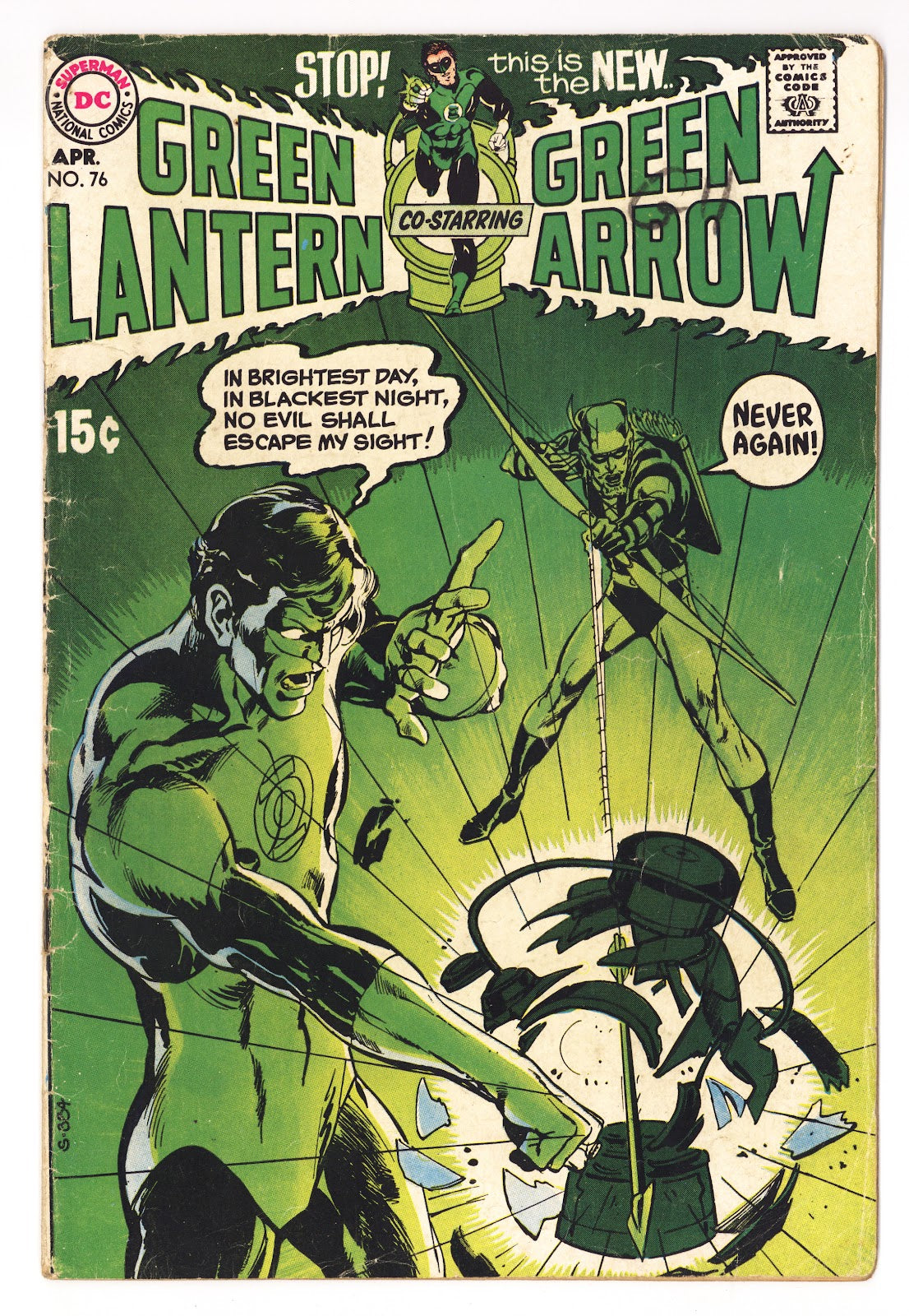 Green Lantern Vol 2 76  VG (4.0)   (1970)     
