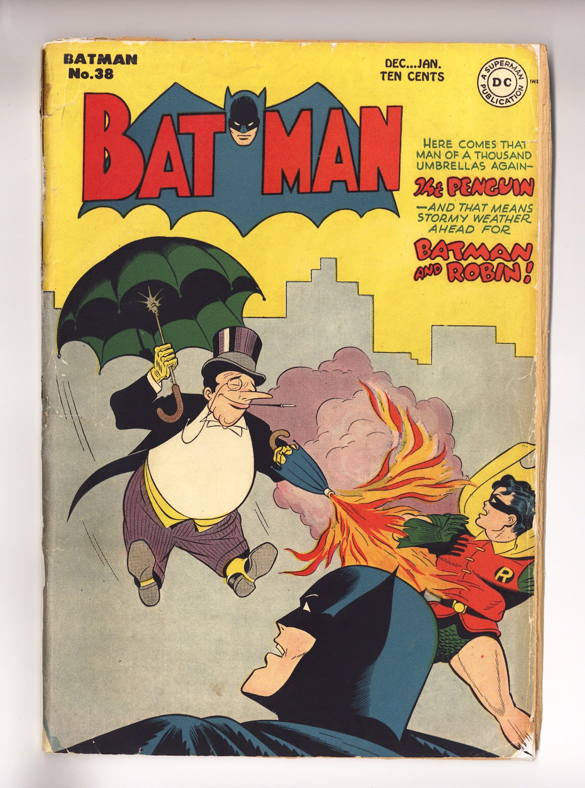 Batman Vol 1 38  PR (0.5) Extensive Amateur Restoration  (1946)     
