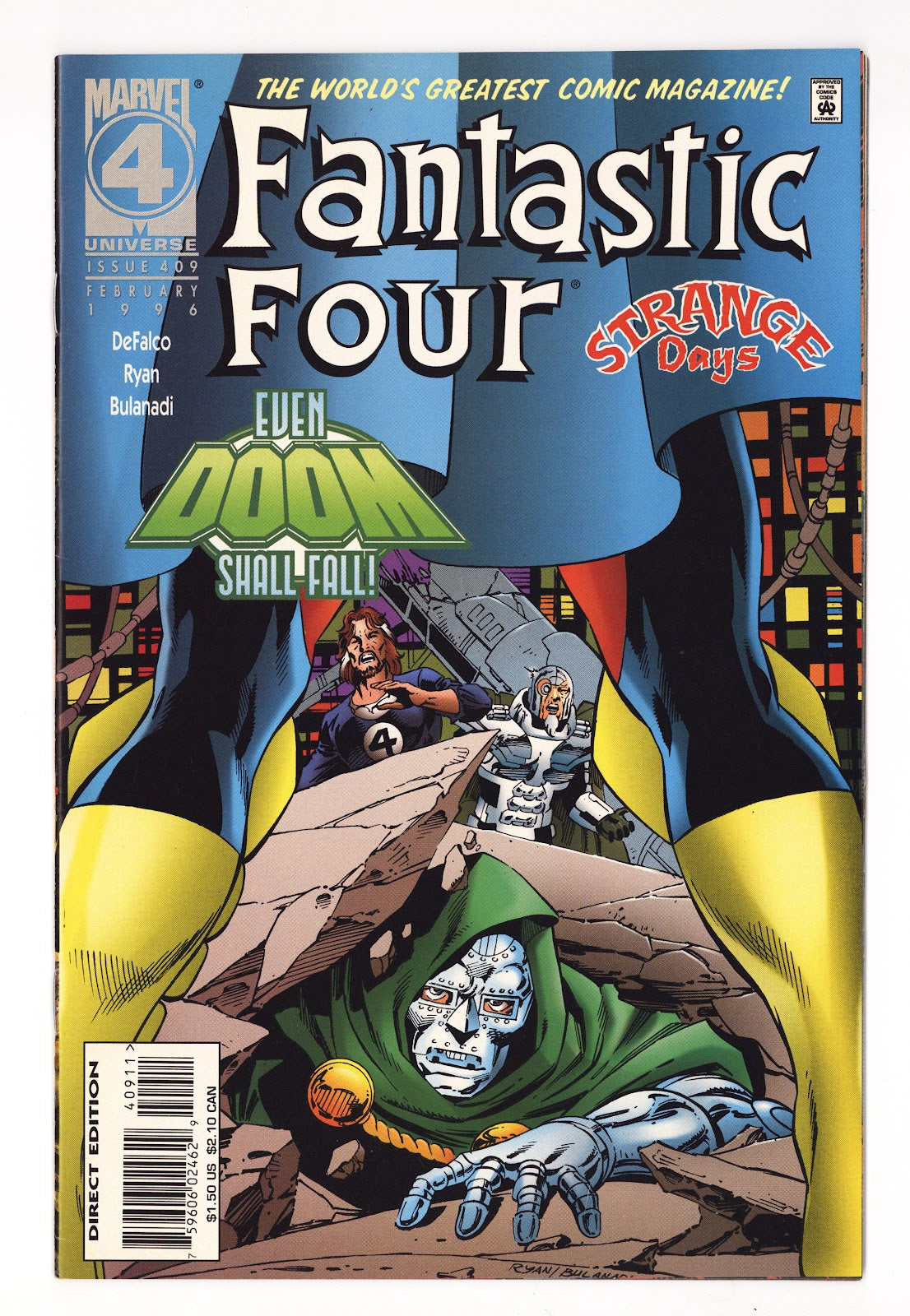 Fantastic Four Vol 1 409  Mid Grade   (1996)