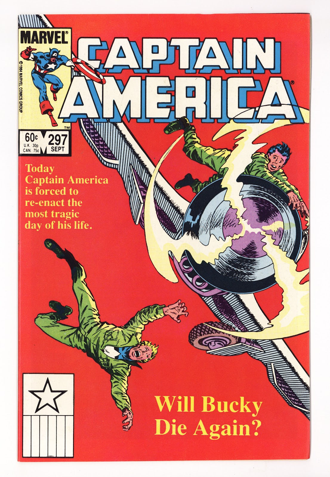 Captain America Vol 1 297 Mid Grade (1984) Direct 