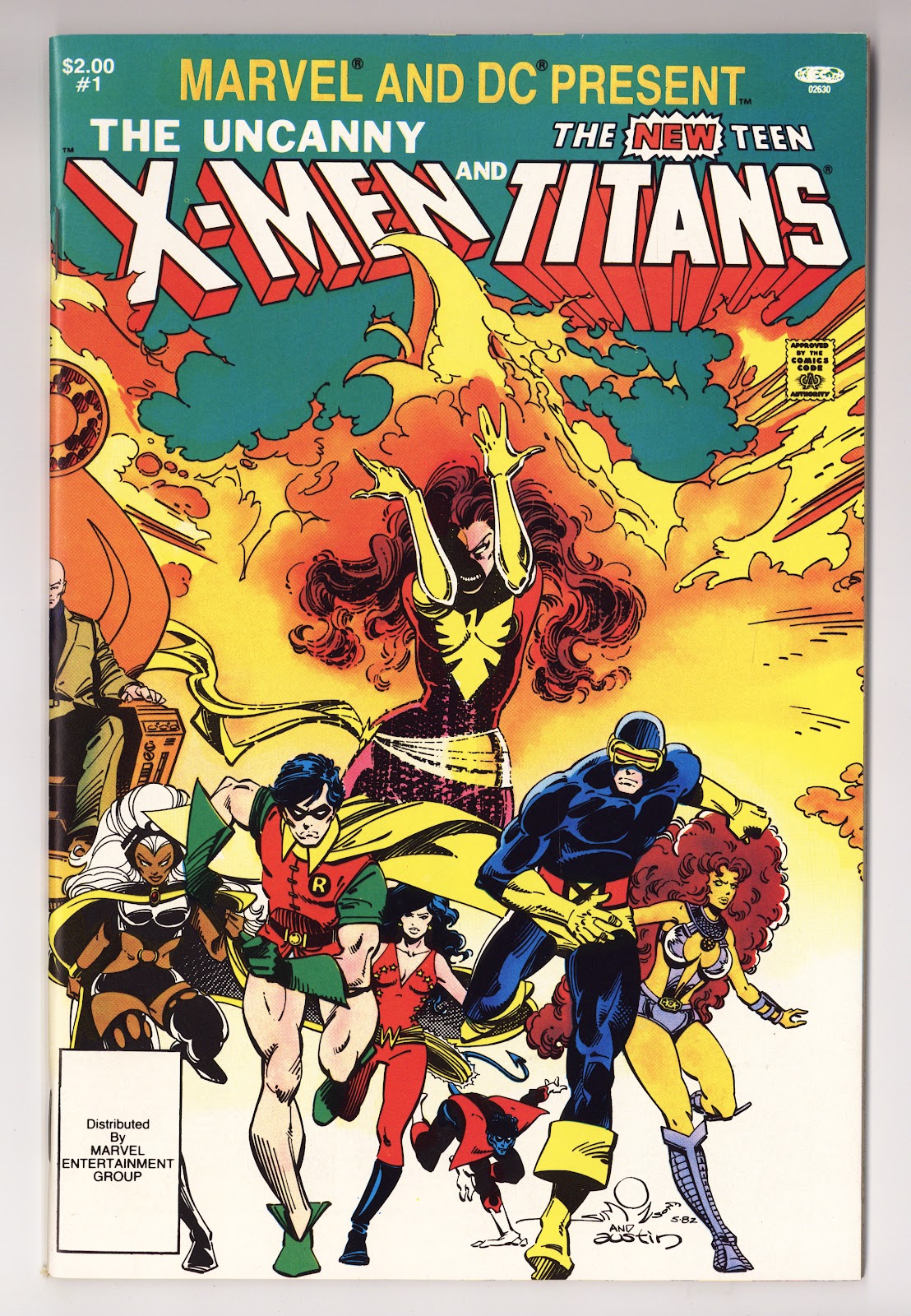Marvel and DC Present Featuring the Uncanny X-Men and the New Teen Titans 1 NM- (9.2) (1982) 
