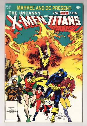 Marvel and DC Present Featuring the Uncanny X-Men and the New Teen Titans 1 NM- (9.2) (1982)