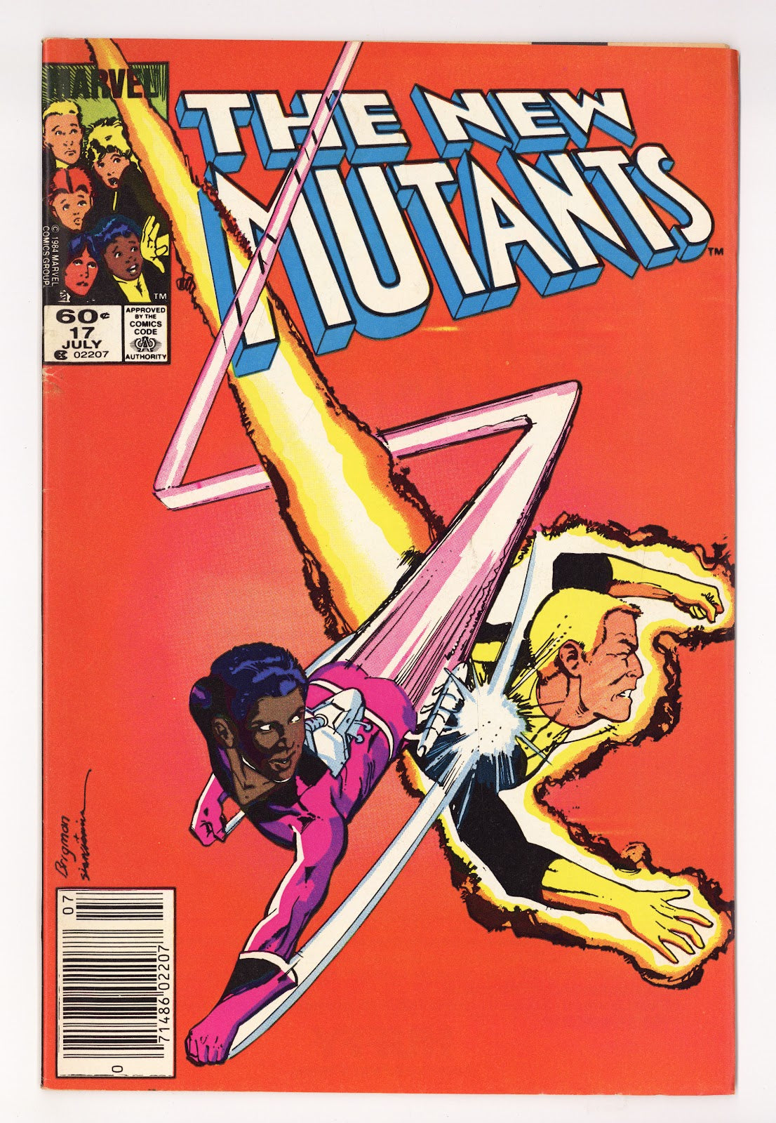 The New Mutants Vol 1 17 Mid Grade (1984) Newsstand 