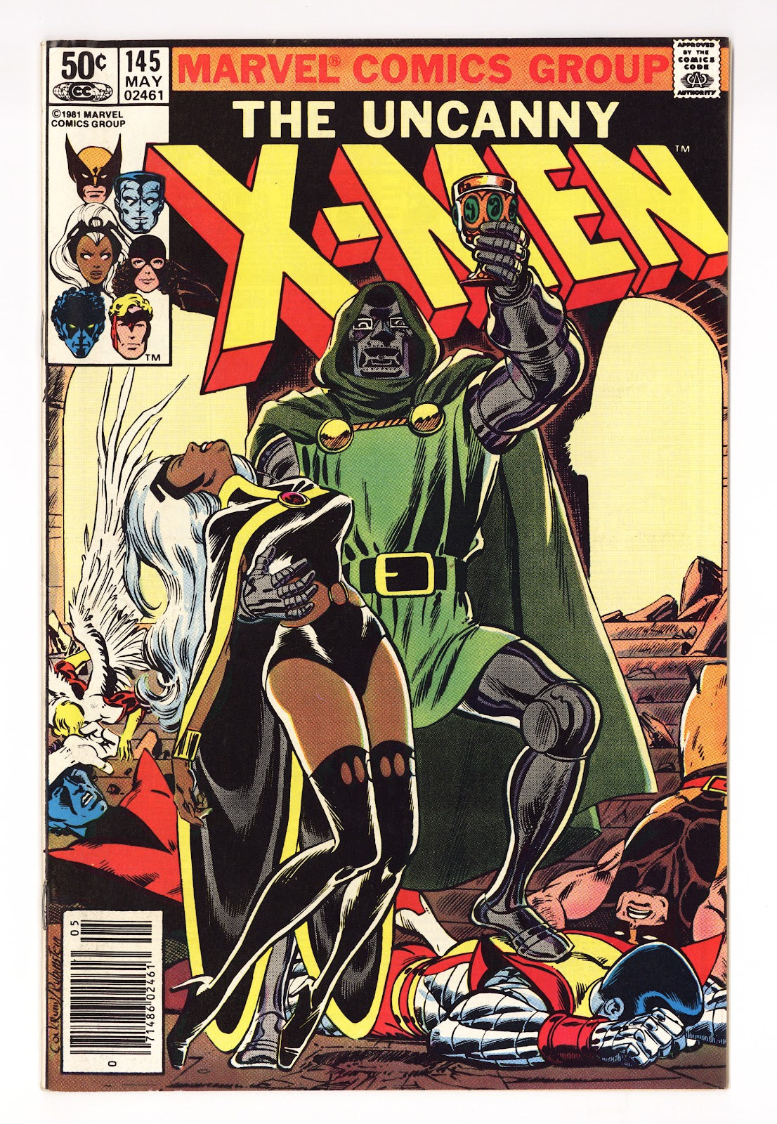 The Uncanny X-Men Vol 1 145  FN- (5.5)   (1981)   Newsstand  