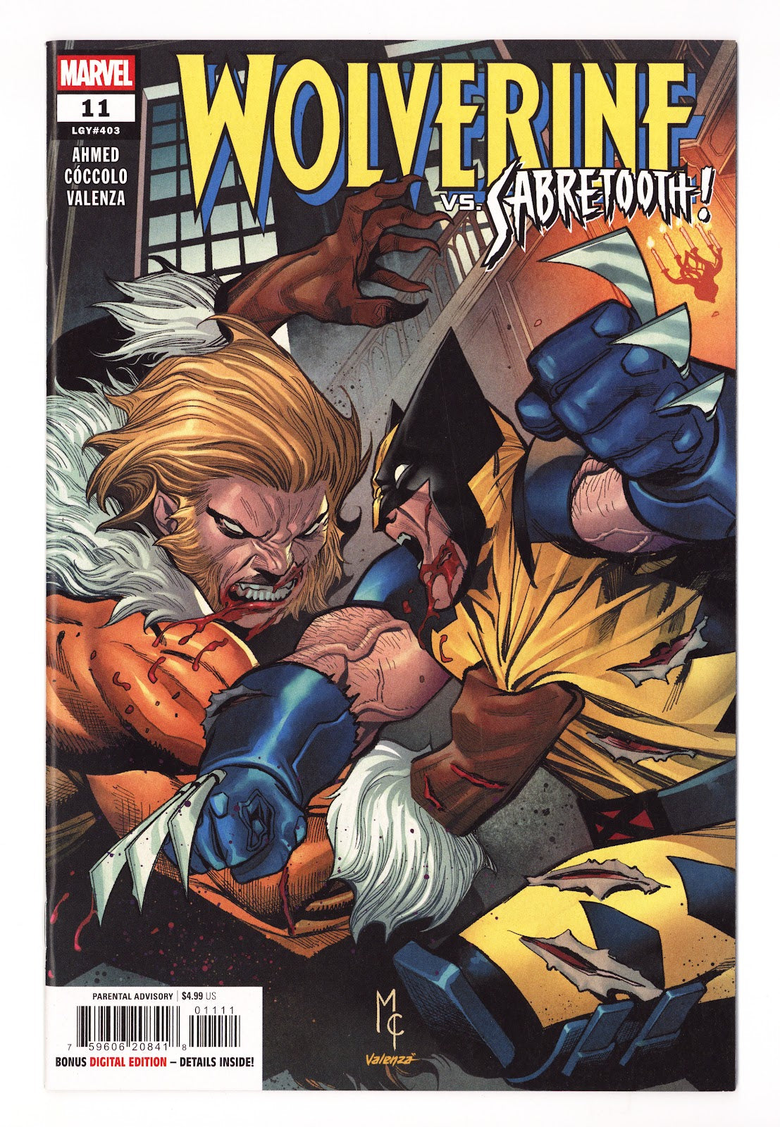 Wolverine Vol 8 11 (403)  High Grade   (2025)     