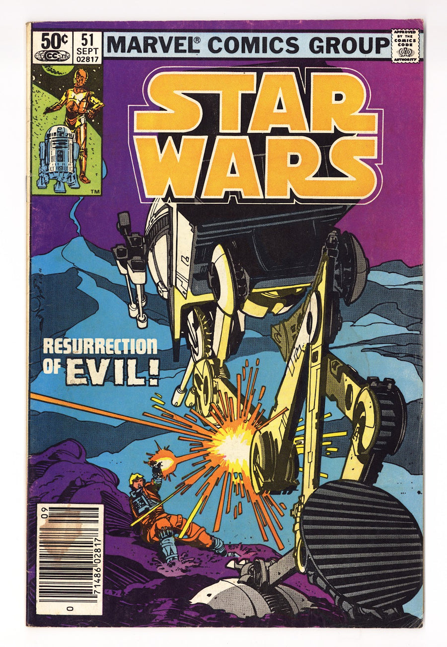 Star Wars Vol 1 51  Low Grade   (1981)   Newsstand
