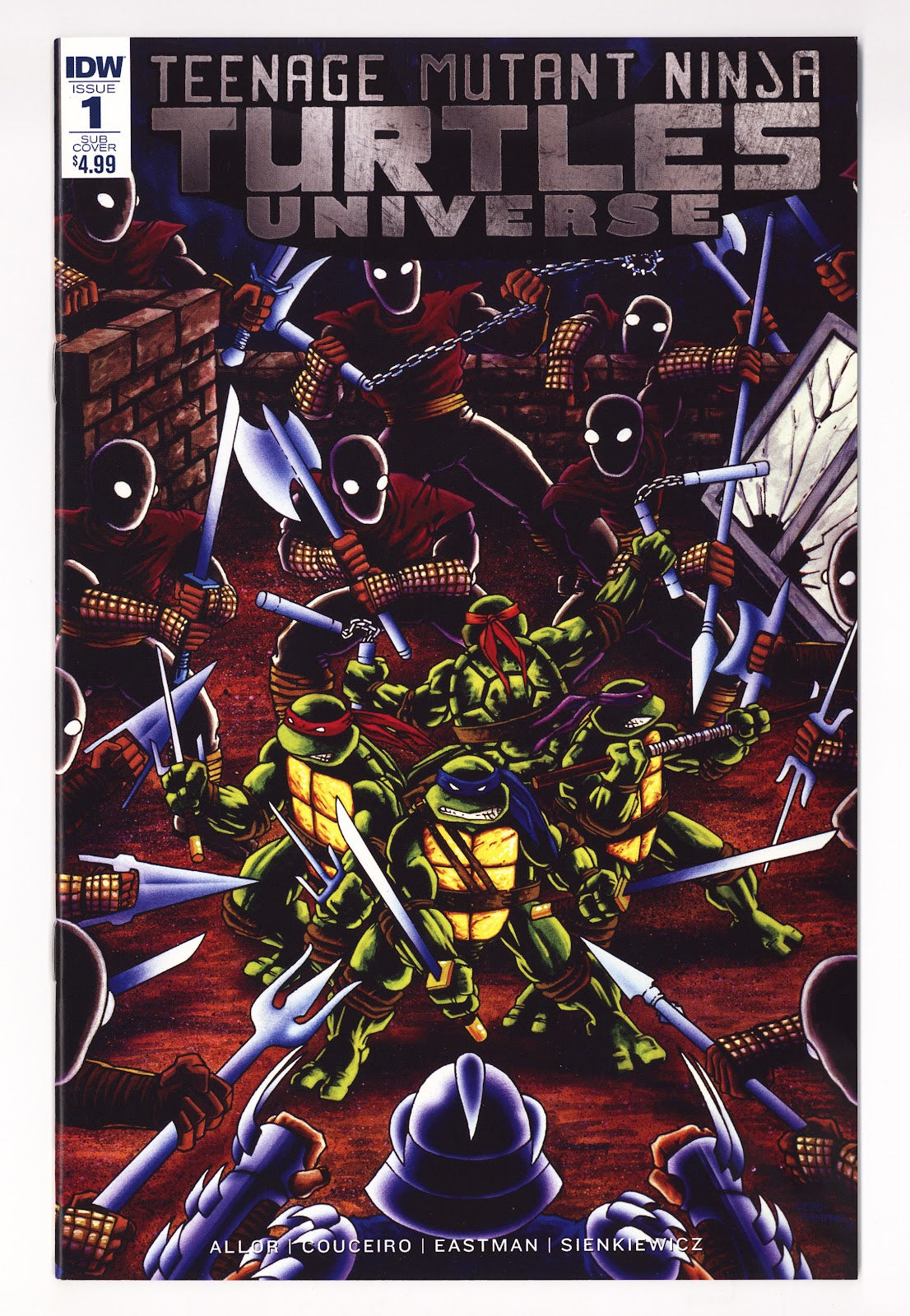 Teenage Mutant Ninja Turtles Universe 1 High Grade (2016) Eastman Variant 