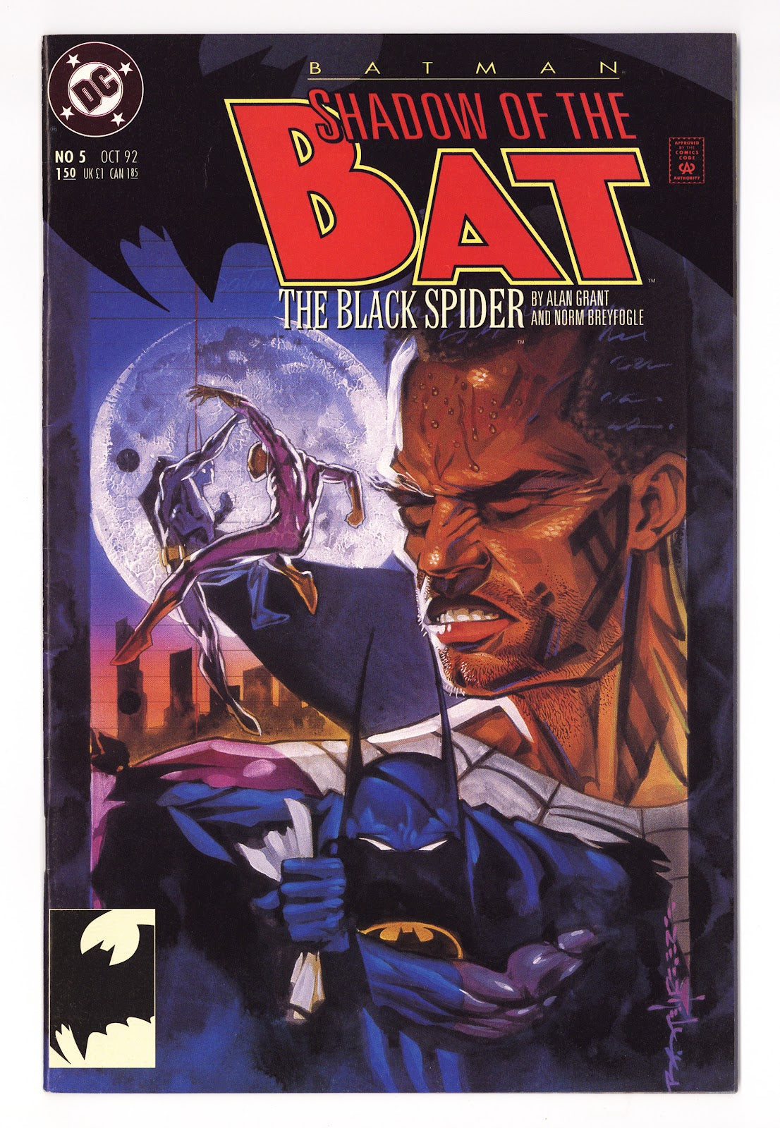 Batman: Shadow of the Bat 5 Mid Grade (1992) 