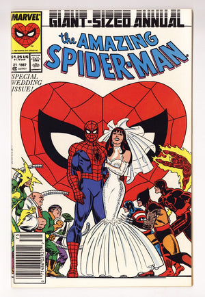 The Amazing Spider-Man Annual Vol 1 21  FN+ (6.5)   (1987)   Newsstand