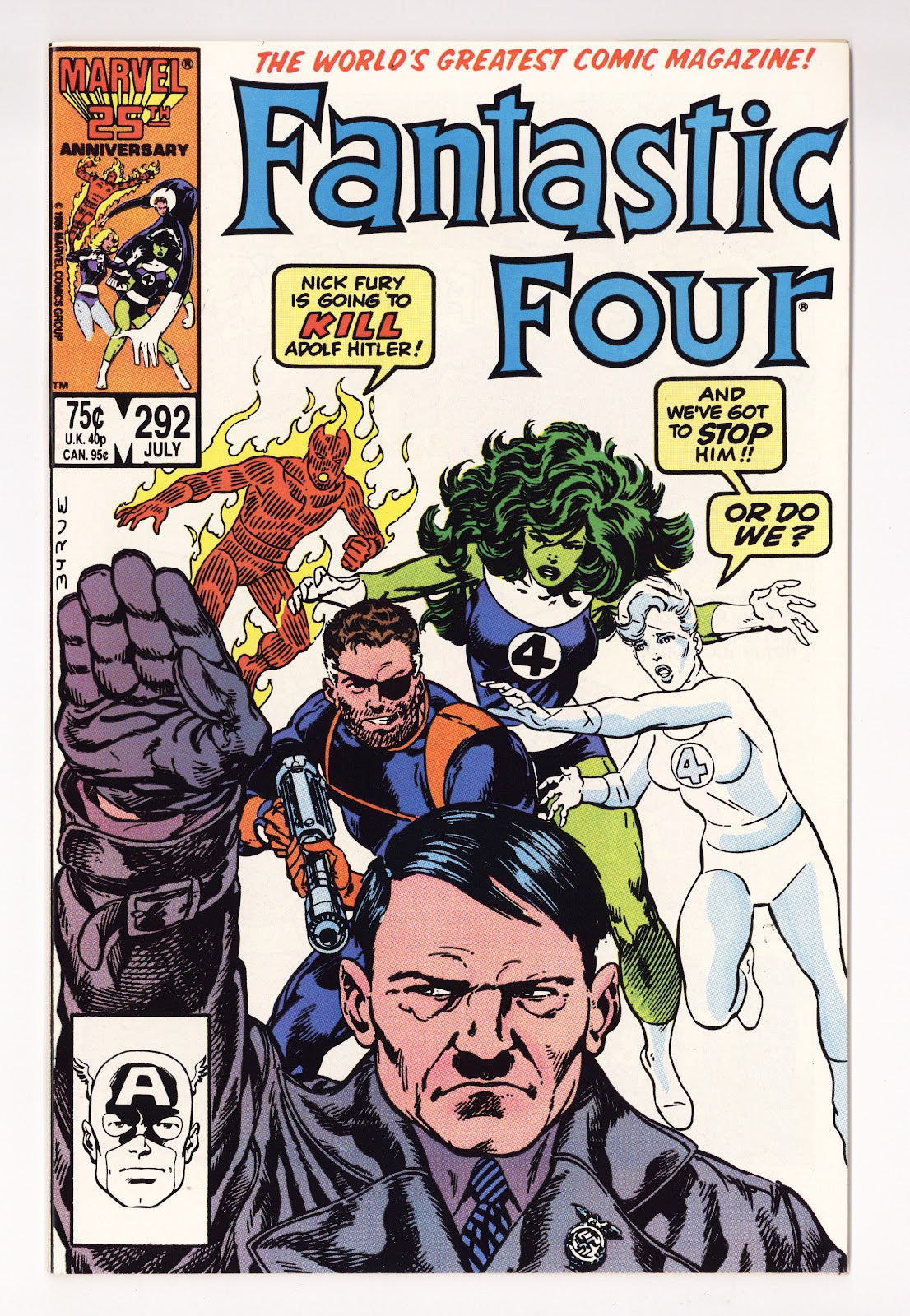 Fantastic Four Vol 1 292 High Grade (1986) 
