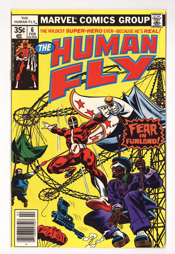 The Human Fly Vol 1 6  Mid Grade   (1978)