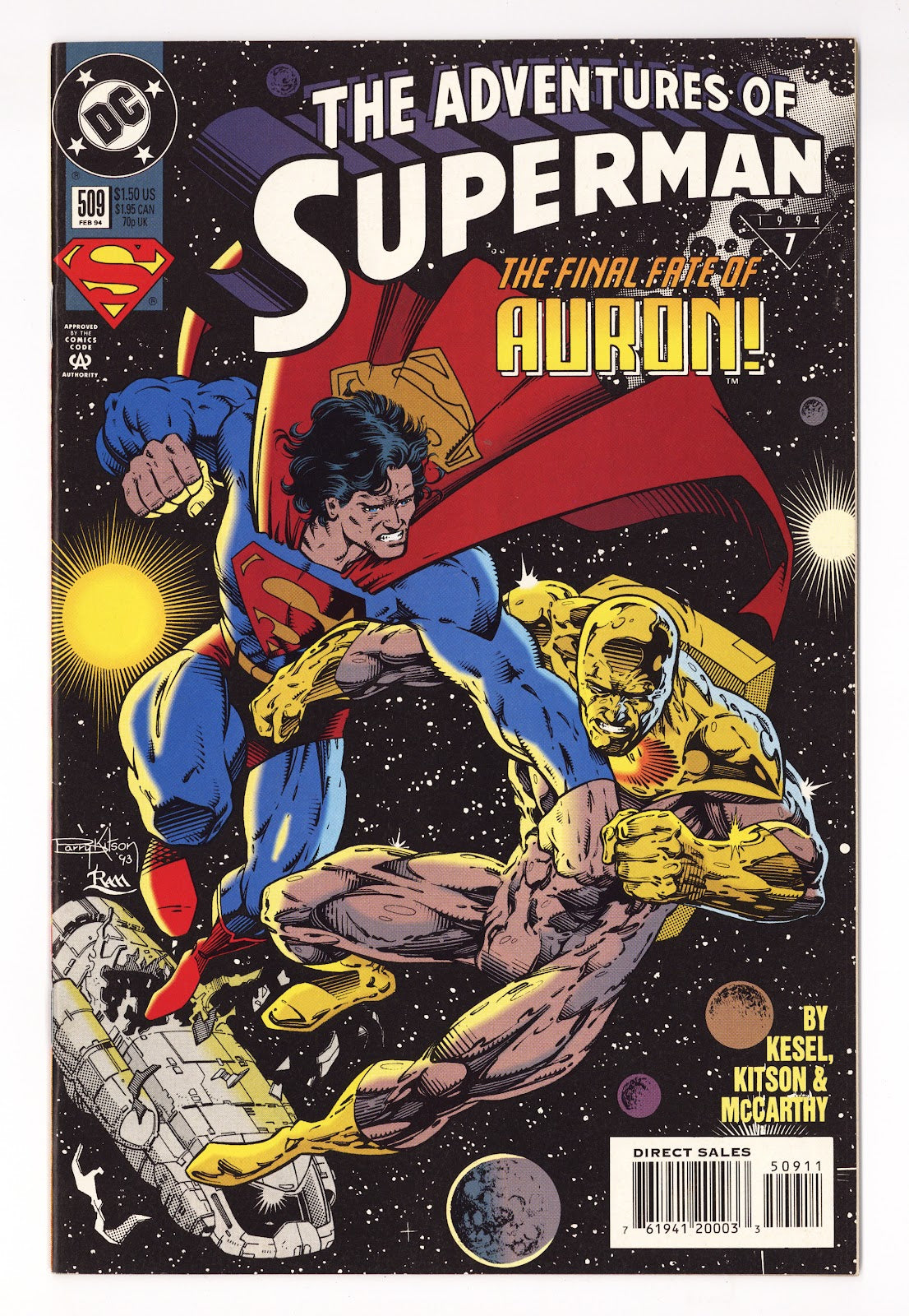 Adventures of Superman Vol 1 509 High Grade (1994) Direct Sales 