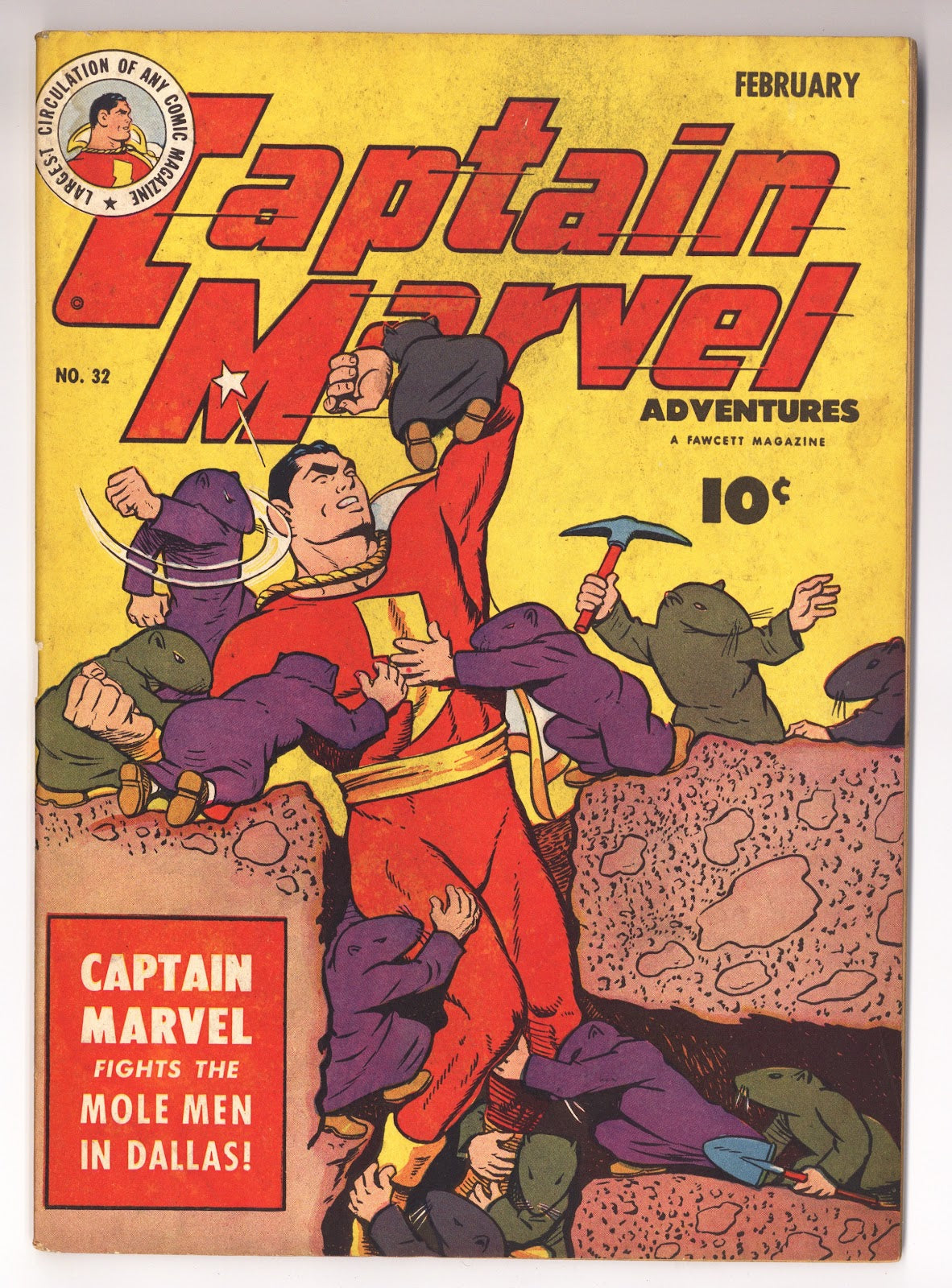 Captain Marvel Adventures 32 VG+ (4.5) (1944)  