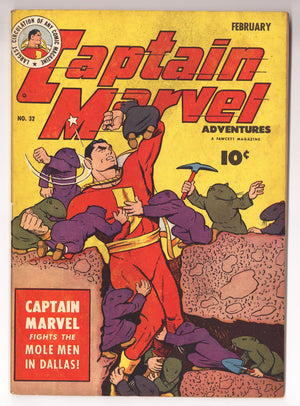 Captain Marvel Adventures 32 VG+ (4.5) (1944)