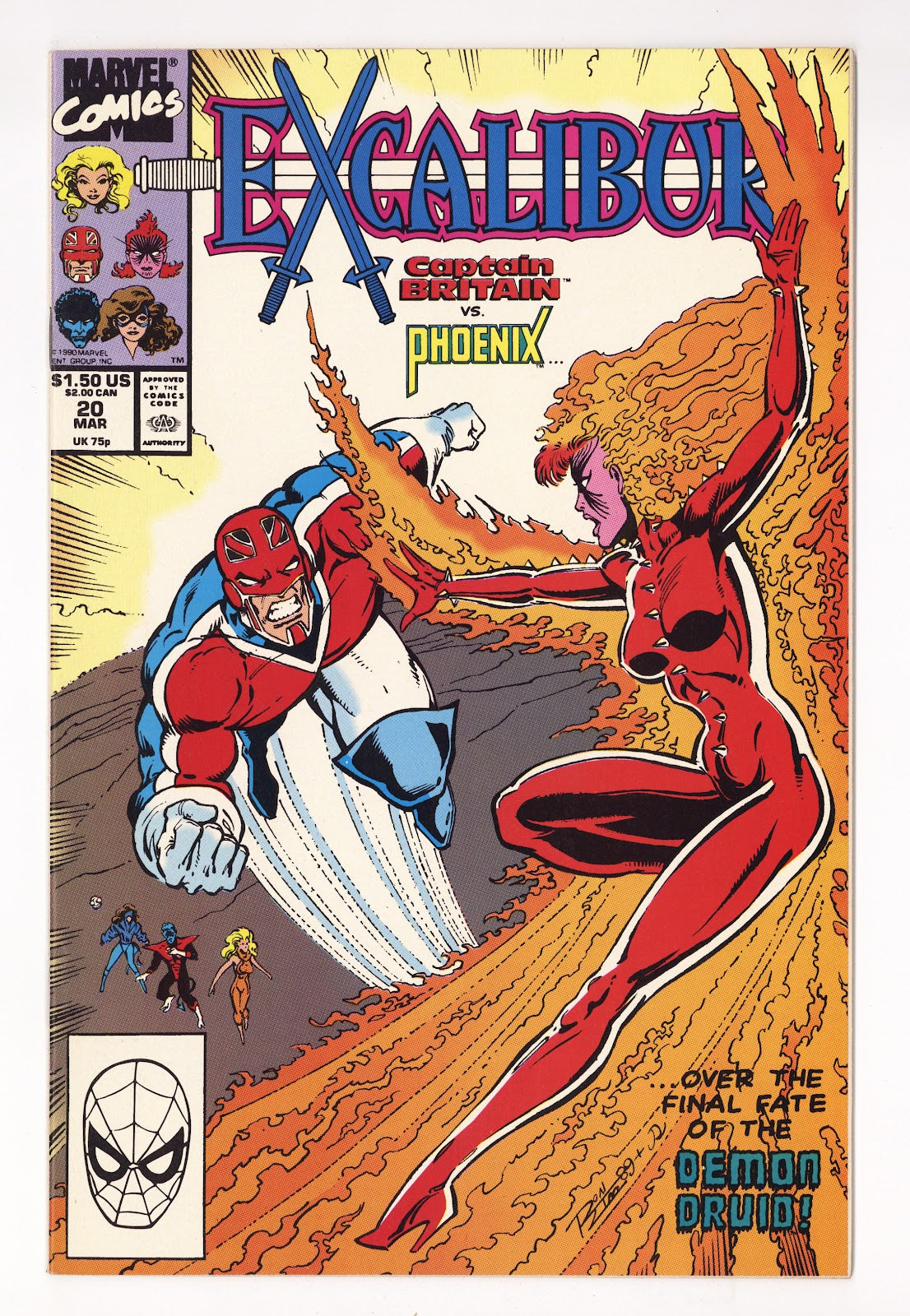 Excalibur Vol 1 20 High Grade (1990) Direct 