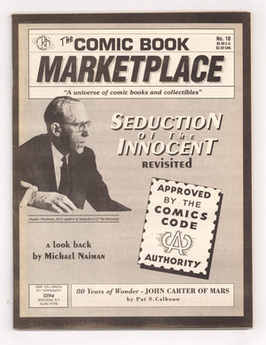 Comic Book Marketplace Vol 1 10 VF- (7.5) (1992)