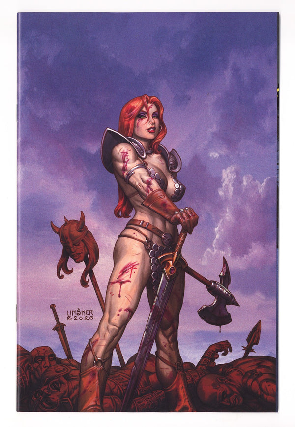 Red Sonja: She-Devil with a Sword 1 NM (9.4) (2026) Linsner Virgin Limited Variant
