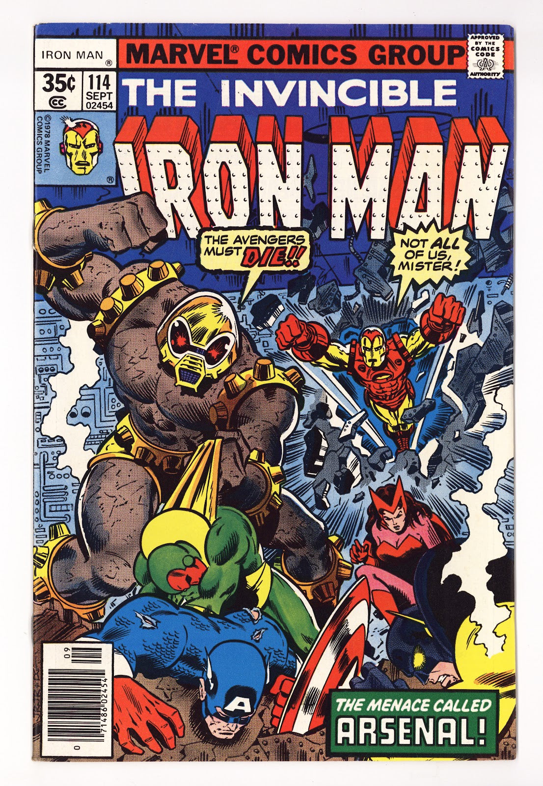 Iron Man Vol 1 114 Mid Grade (1978) 