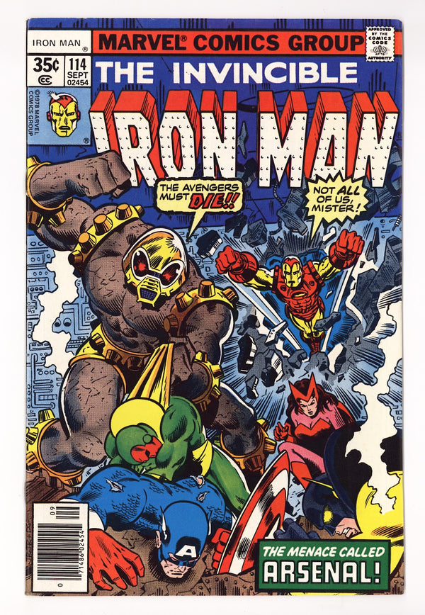 Iron Man Vol 1 114 Mid Grade (1978)
