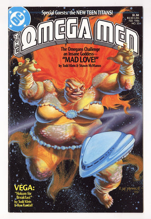 The Omega Men Vol 1 35  High Grade   (1986)