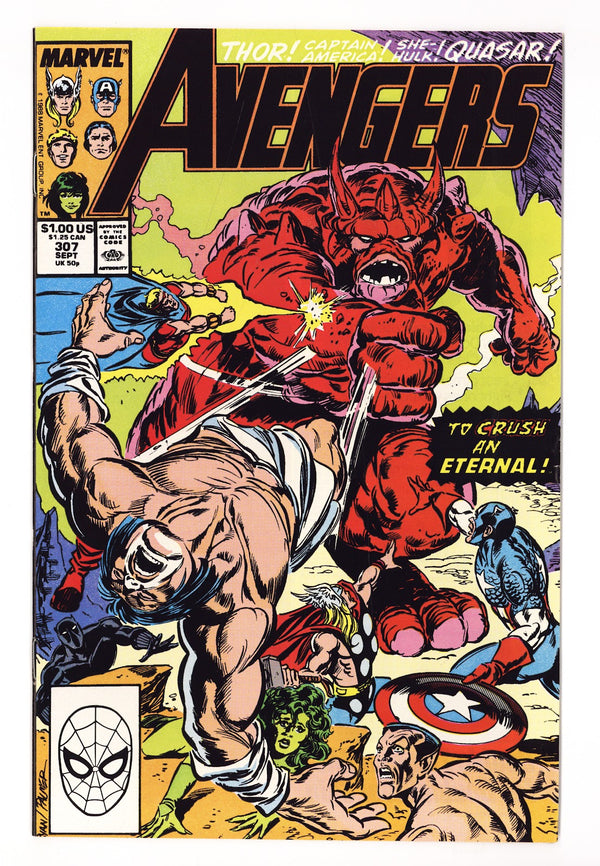 The Avengers Vol 1 307 High Grade (1989)