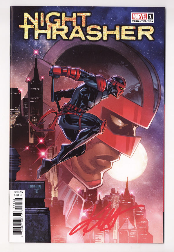 Night Thrasher Vol 2 1 NM- (9.2) (2024) Lashley Incentive Variant Signed x1 Cover Ken Lashley
