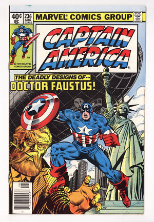 Captain America Vol 1 236 Mid Grade (1979) Newsstand