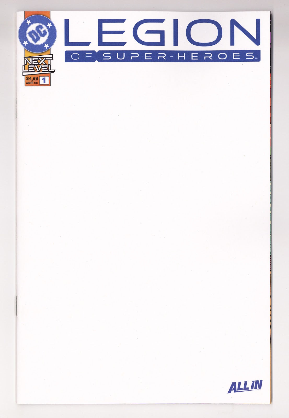 Legion of Super-Heroes 1 Blank Variant (2026)